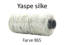 Shantung Yaspe silke farve 865 lys grøn 2 stk tilbage